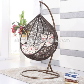 Outdoor rattan hanging swing chair hammocks swing egg chair